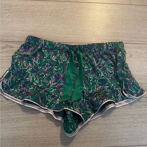 Victoria’s Secret Floral Green Sleep Shorts